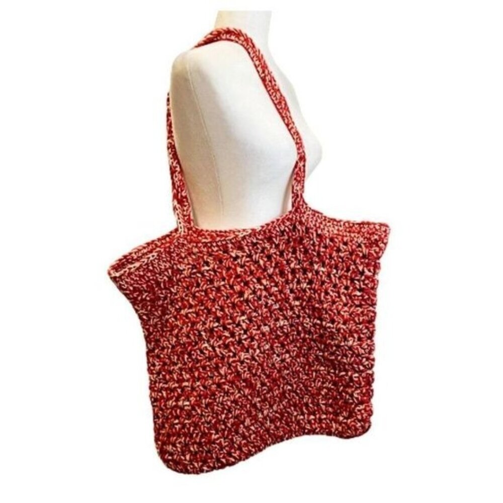 Crochet Handbag Top-handle Bag Summer‎ Beach Knitted Tote Hobo Bag
